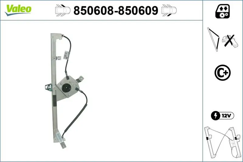 VALEO 850608 Ön Cam Krikosu (Sol)