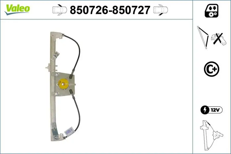 VALEO 850726 Ön Cam Krikosu (Sol)