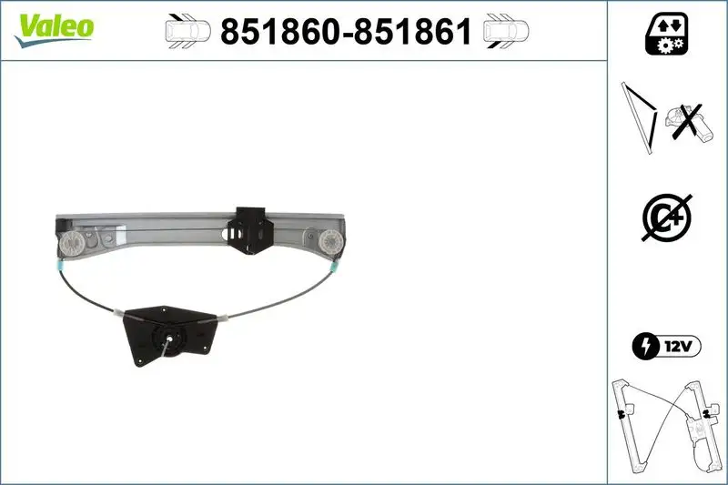 VALEO 851860 Arka Cam Krikosu (Sol) A2217300146