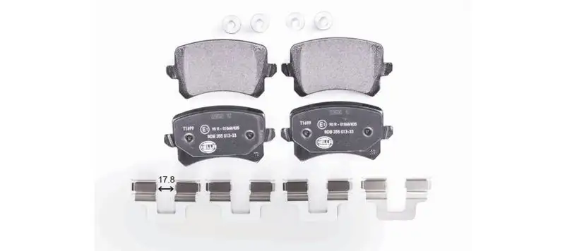 HELLA 8DB355025-331 Arka Fren Balatası