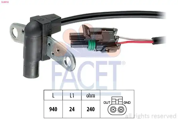 FACET 9.0010 Krank Sensörü