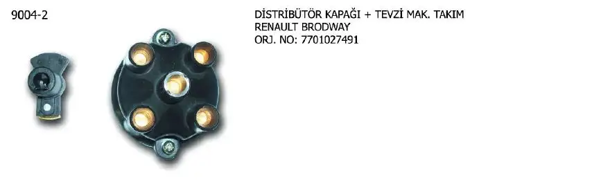 ÜNÜVAR 9004-2 Distribütör Kapağı ve Tevzi Makarası