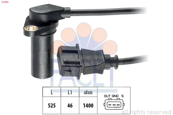 FACET 9.0068 Krank Sensörü 1051046