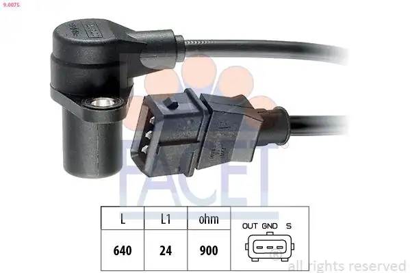 FACET 9.0075 Krank Sensörü 7799032