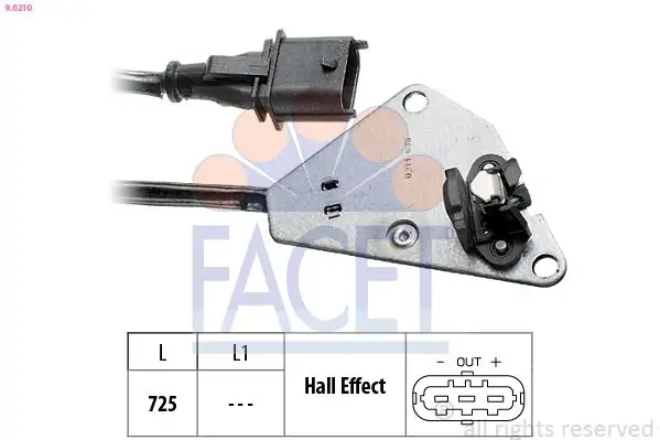 FACET 9.0210 Eksantrik Sensörü 46469912