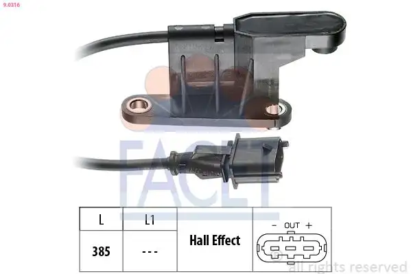 FACET 9.0316 Eksantrik Sensörü