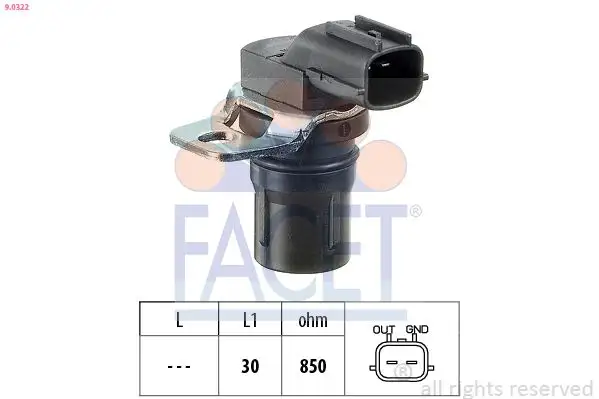 FACET 9.0322 Devir Sensörü