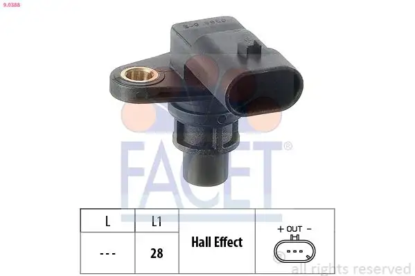 FACET 9.0388 Eksantrik Sensörü