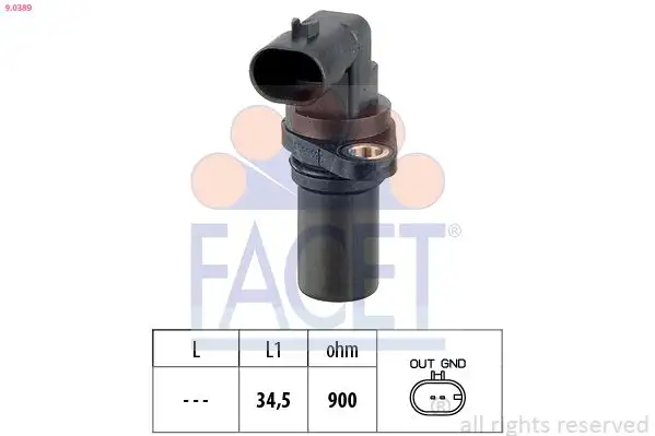 FACET 9.0389 Krank Sensörü 46798363