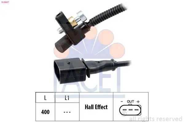 FACET 9.0447 Krank Sensörü 131801