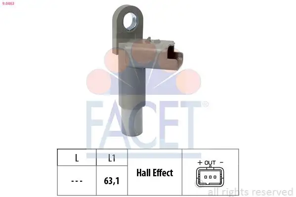FACET 9.0463 Eksantrik Sensörü