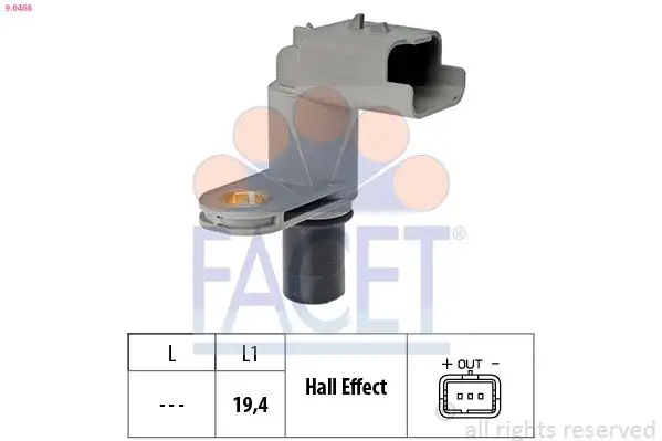 FACET 9.0468 Eksantrik Sensörü 9644549280