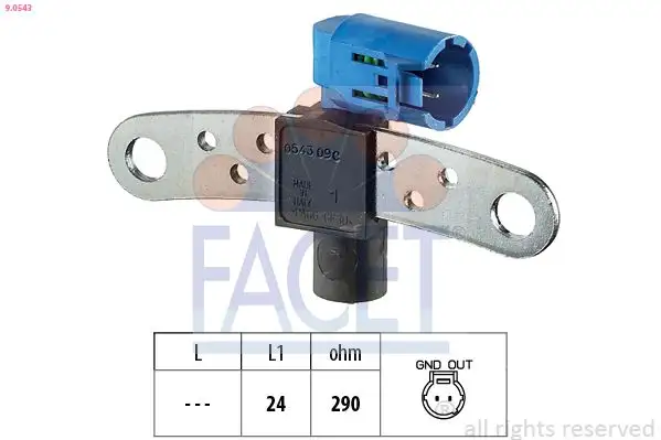 FACET 9.0543 Krank Sensörü 8200647554