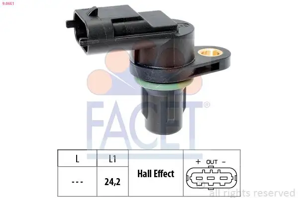 FACET 9.0651 Eksantrik Sensörü 2508189