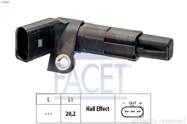 FACET 9.0683 Krank Sensörü 03D906433A