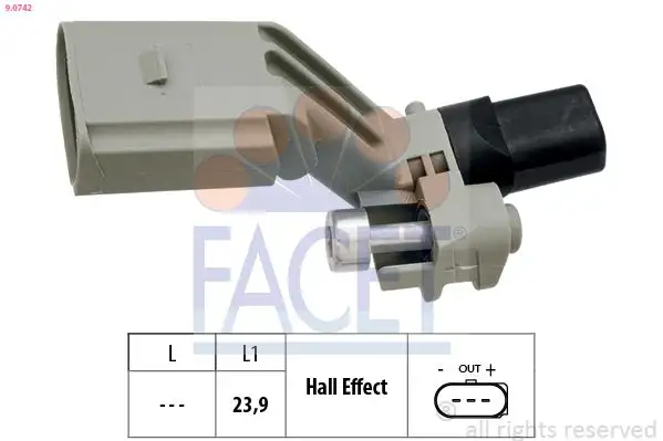 FACET 9.0742 Krank Sensörü 1K0906433