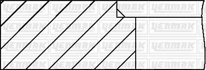 YENMAK 91-09567-050 Motor Segmanı (0.50)
