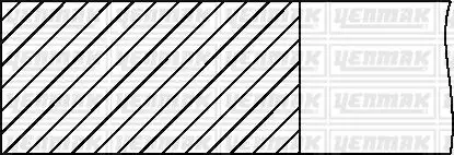 YENMAK 91-09800-000 Motor Segmanı (STD) 0640K3