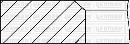 YENMAK 91-09874-000 Motor Segmanı (STD) 11257566479