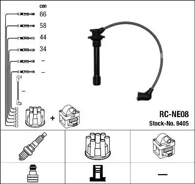 NGK 9405 (RCNE08) Buji Kablosu