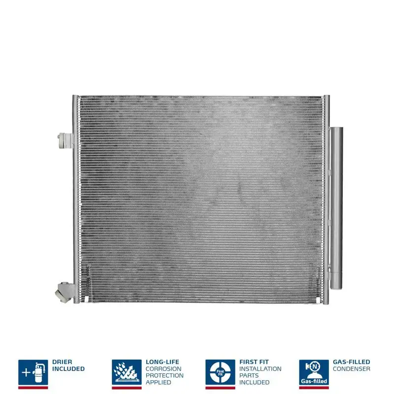 NISSENS 940852 Klima Radyatörü A1675001200