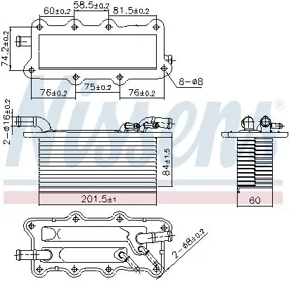 NISSENS 96122 Turbo Radyatörü 04C145749A