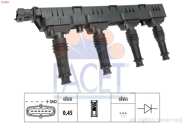 FACET 9.6300 Bobin