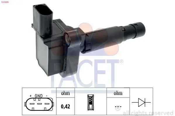 FACET 9.6320 Bobin