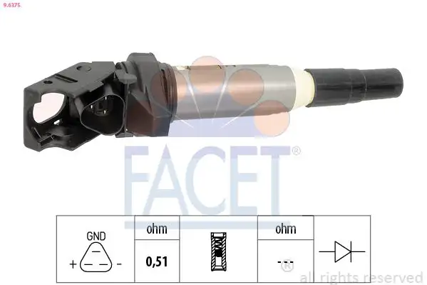 FACET 9.6375 Bobin