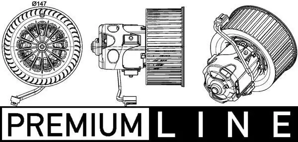 MAHLE AB151000P Kalorifer Motoru