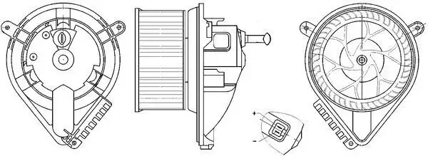 MAHLE AB271000S Kalorifer Motoru