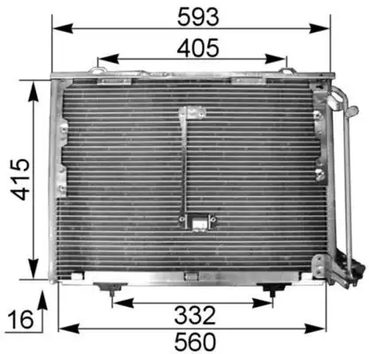 MAHLE AC168001S Klima Radyatörü
