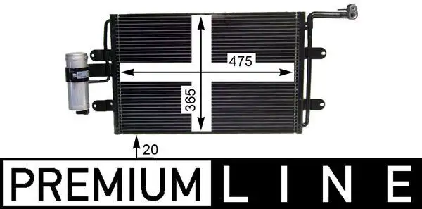 MAHLE AC180000P Klima Radyatörü