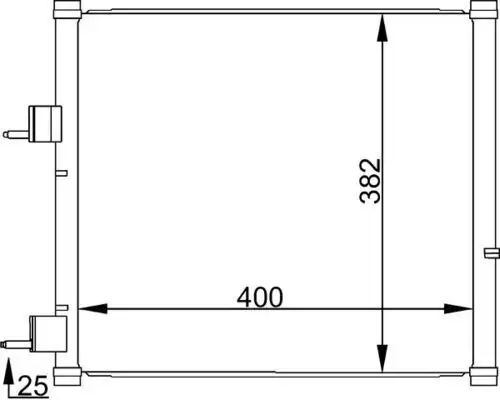 MAHLE AC184000S Klima Radyatörü