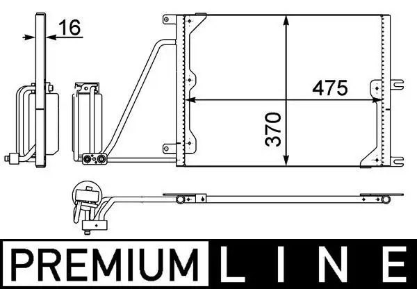 MAHLE AC226000P Klima Radyatörü