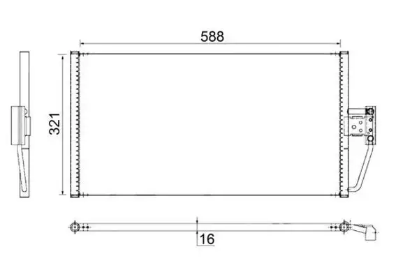 MAHLE AC266000S Klima Radyatörü 64538375513