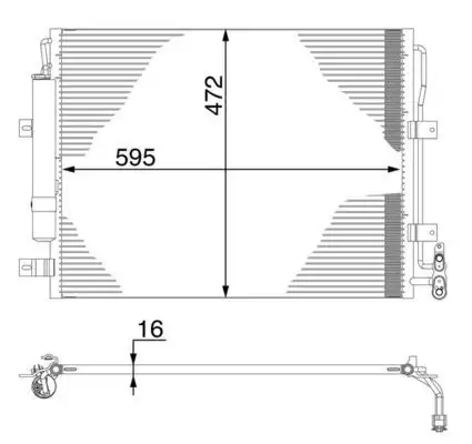MAHLE AC273000S Klima Radyatörü