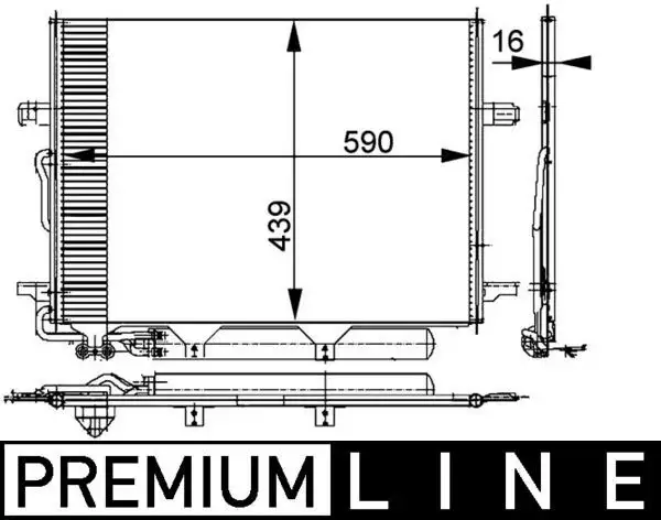 MAHLE AC318000P Klima Radyatörü