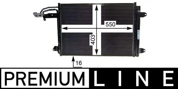 MAHLE AC324000P Klima Radyatörü