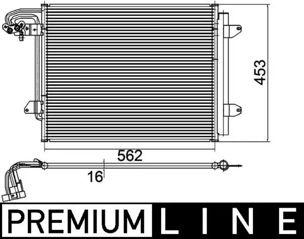 MAHLE AC325000P Klima Radyatörü