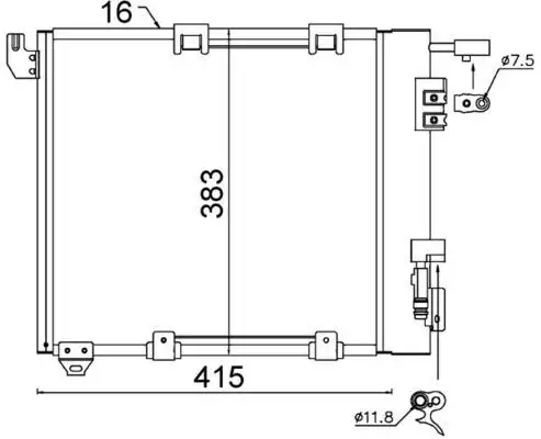 MAHLE AC349000S Klima Radyatörü