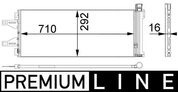 MAHLE AC368000P Klima Radyatörü
