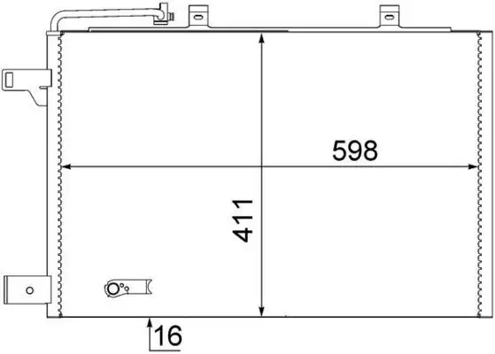 MAHLE AC370000S Klima Radyatörü