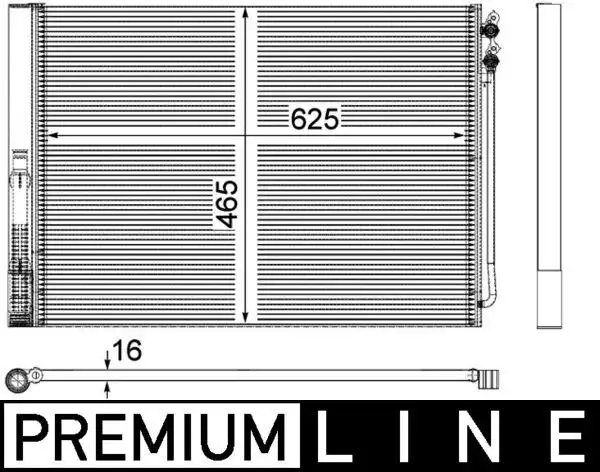 MAHLE AC567000P Klima Radyatörü