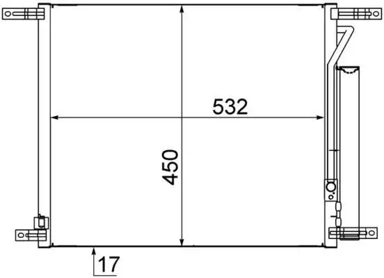 MAHLE AC707000S Klima Radyatörü