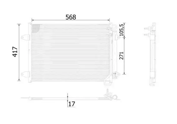 MAHLE AC734000S Klima Radyatörü