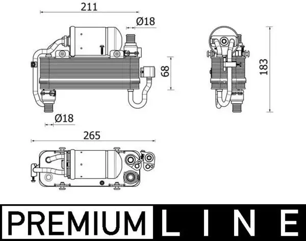 MAHLE AC960000P Klima Radyatörü