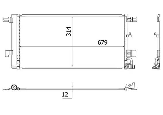 MAHLE AC961000S Klima Radyatörü