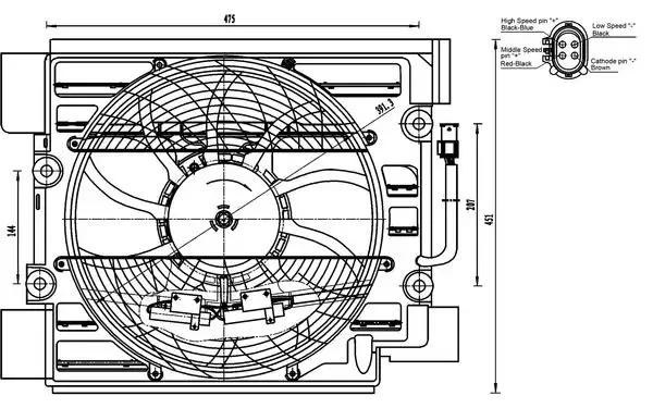 MAHLE ACF23000S Fan Motoru 64548371362