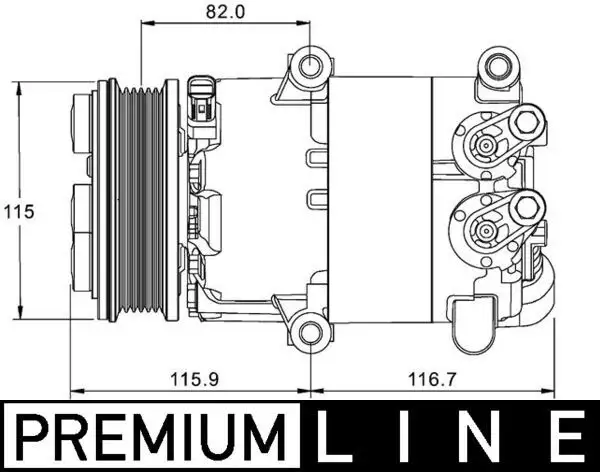 MAHLE ACP1332000P Klima Kompresörü